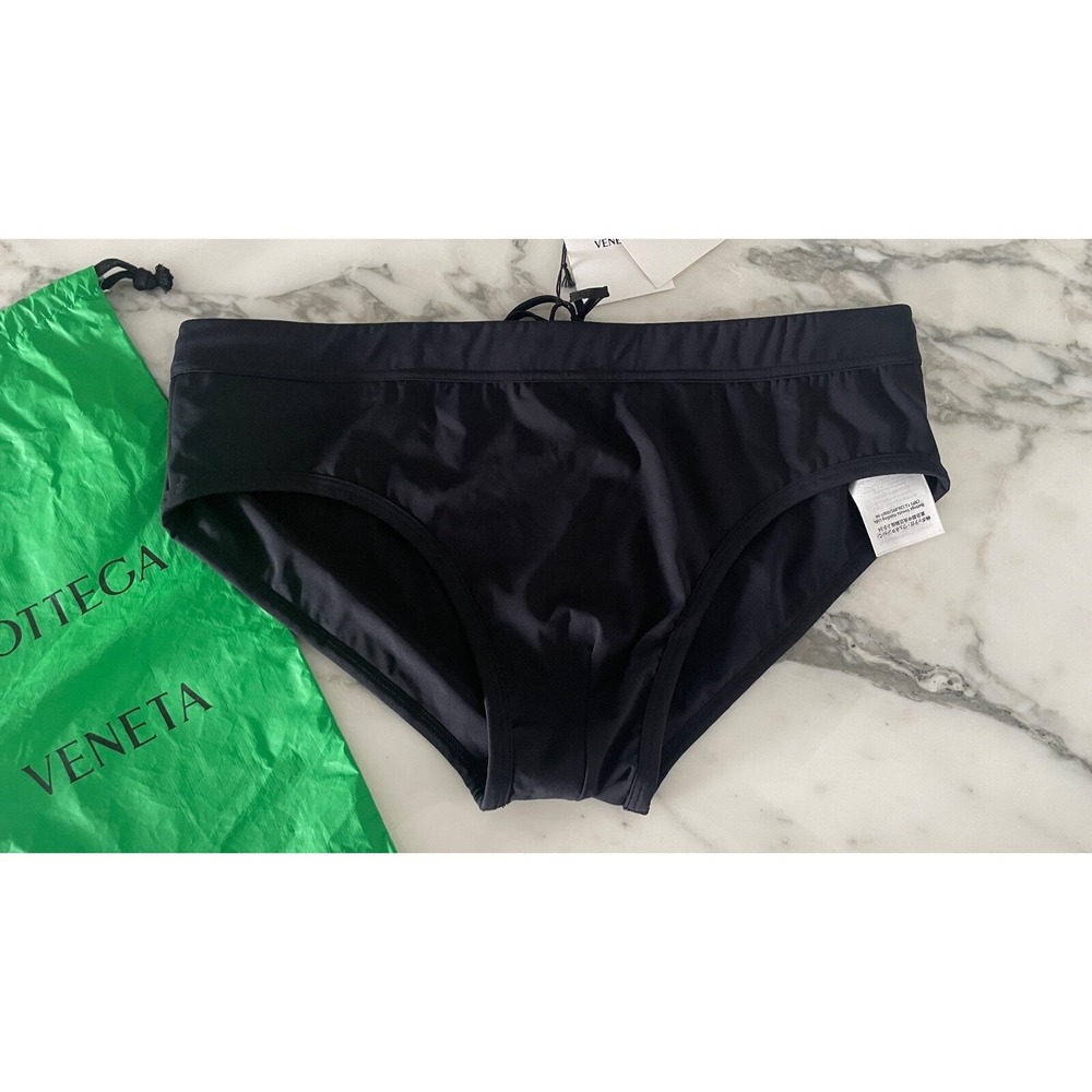 Bottega Veneta 672294 Mens Bathing Suit, Slip Stretch Interlocking Jersey, Sz XL - Picture 3 of 6